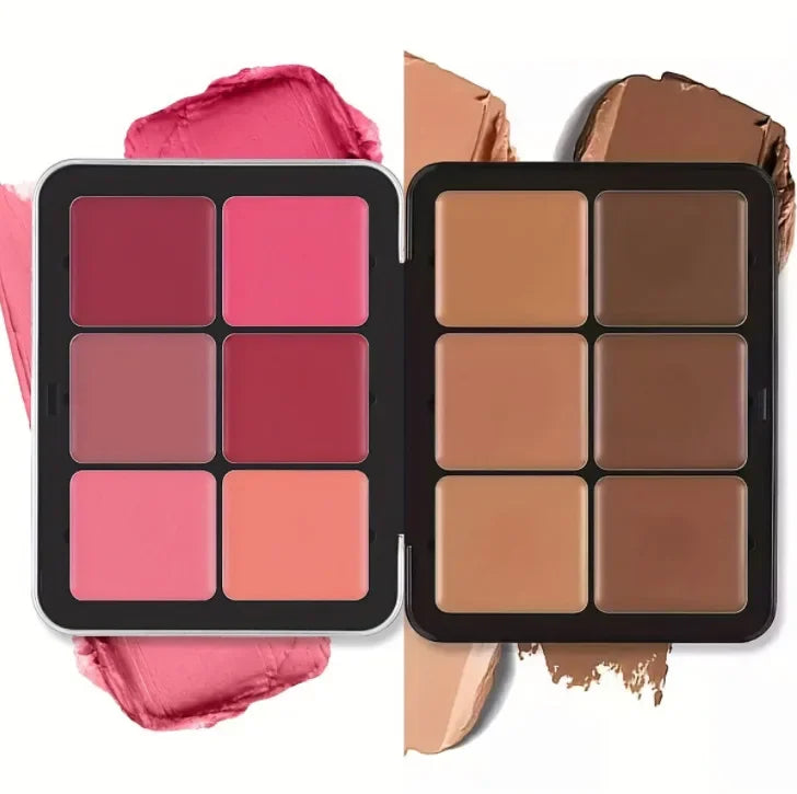 Colors Creamy Blush Palette Matte Blush Cream Cover Long Lasting