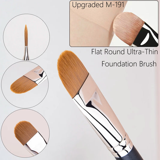 Upgraded M-191 Flat Round Ultra-thin Foundation Makeup