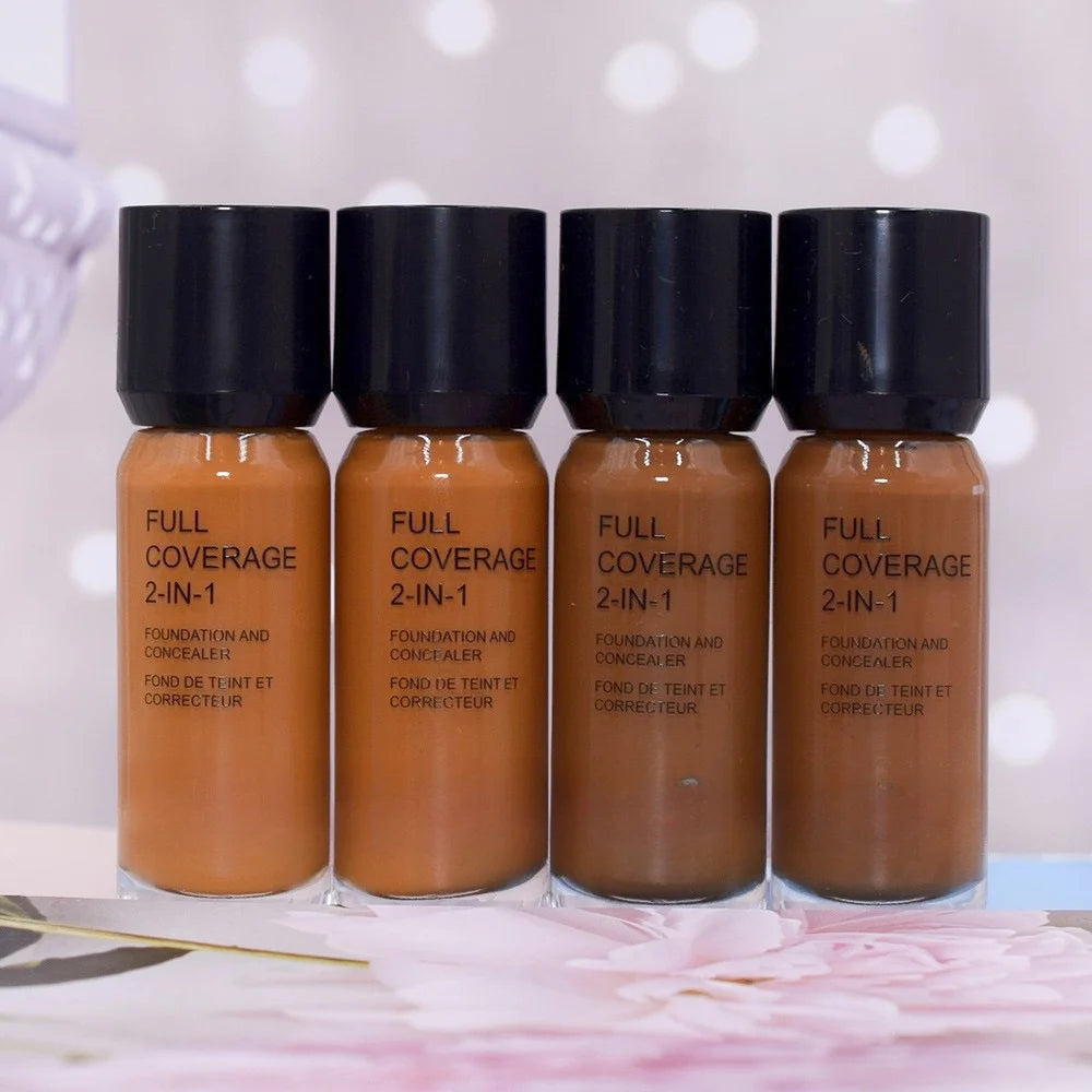 Foundation and Concealer Deep Flesh Color Liquid Foundation