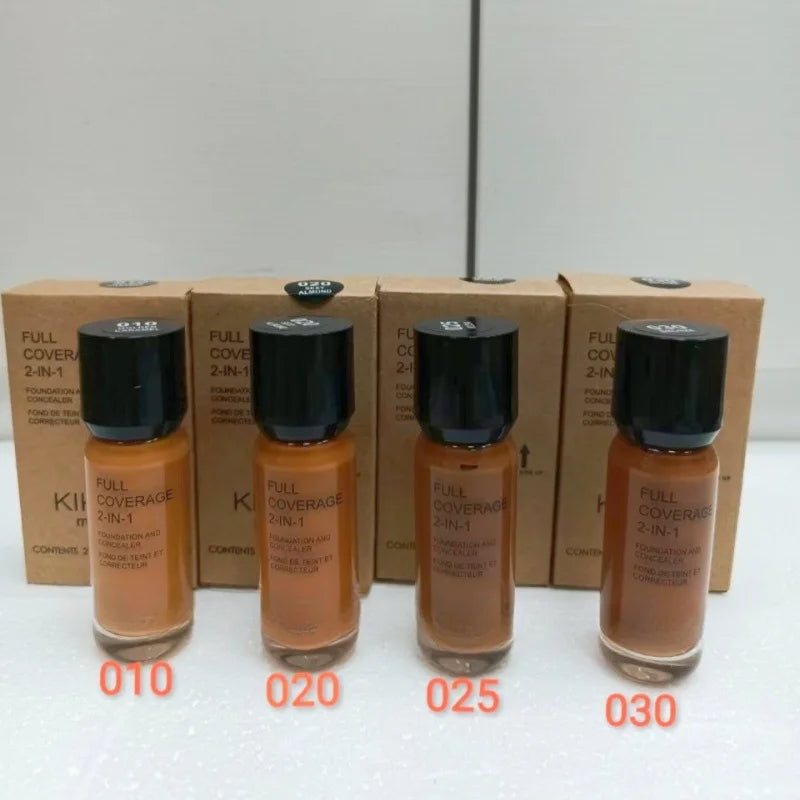 Foundation and Concealer Deep Flesh Color Liquid Foundation