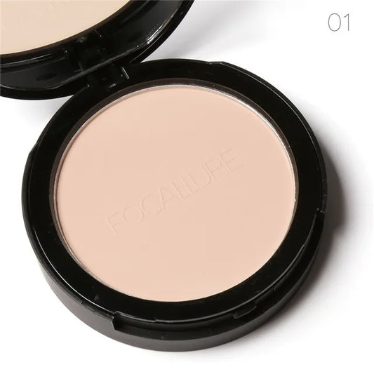 FOCALLURE 3 Colors Make Up Face Powder Brighten Oil-control Nude