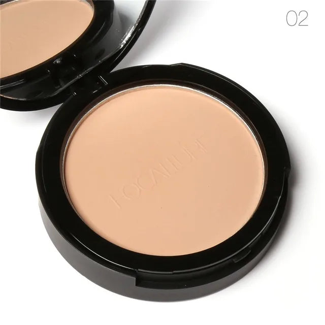 FOCALLURE 3 Colors Make Up Face Powder Brighten Oil-control Nude